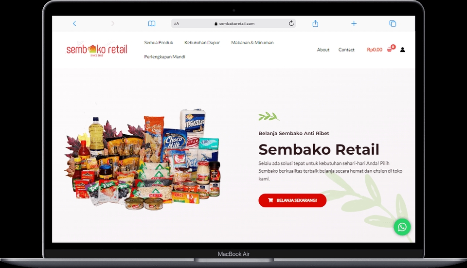 Toko Sembako Yang menjual kebutuhan secara online