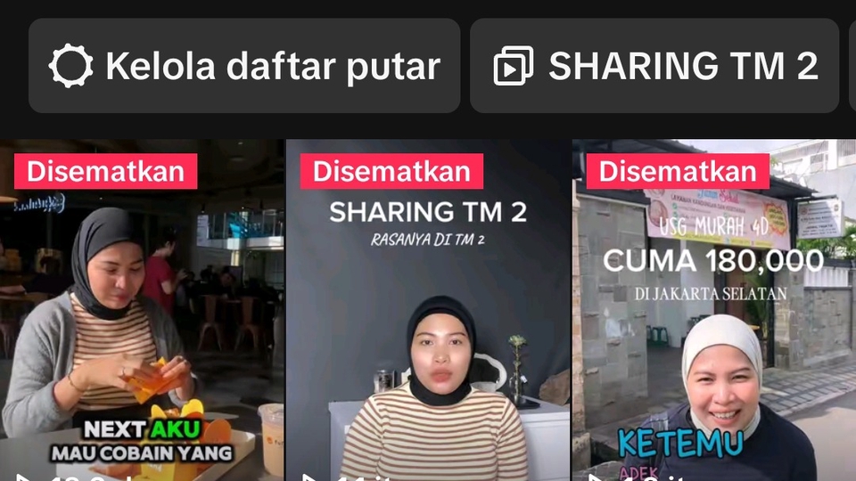 Berikut hasil, penulisan konton, take dan editing hook yang dibuat tembus 1 jt viewes di tiktok
