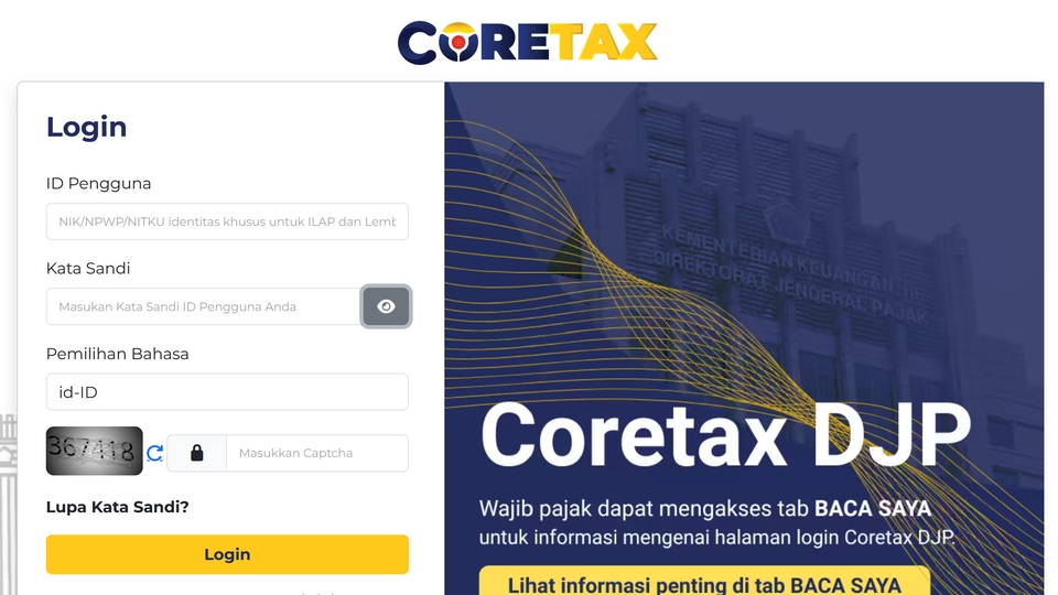 Coretax input Faktur Pajak, Bupot, SPT