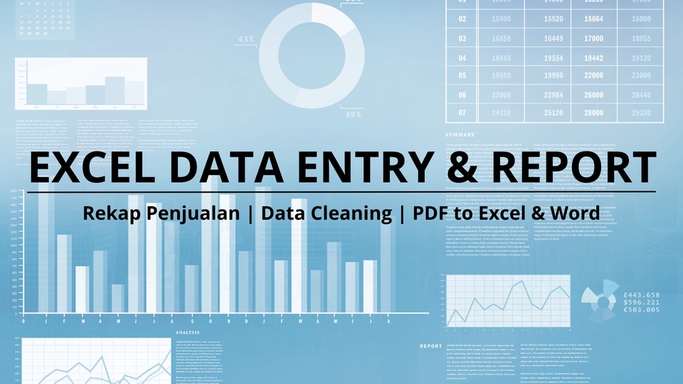 Jasa Excel untuk data entry, rekap penjualan, dan pengolahan data.
Solusi untuk laporan bisnis Anda.