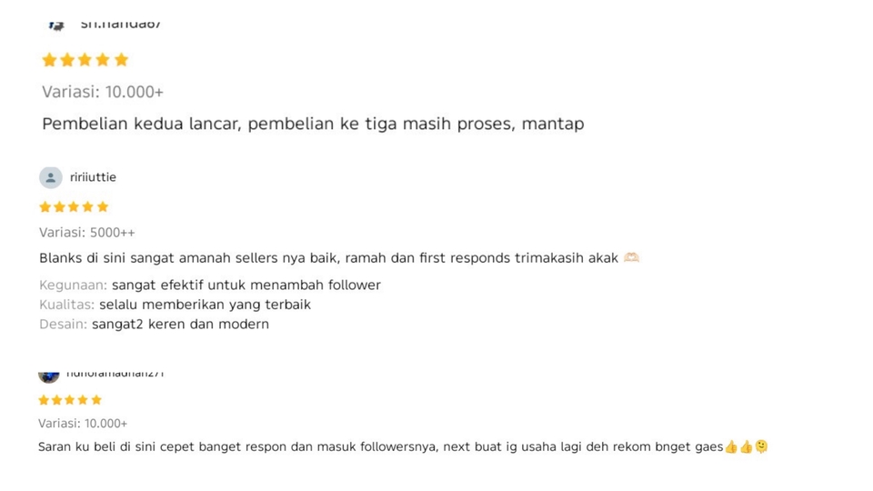 Follower nondrop, followers real human