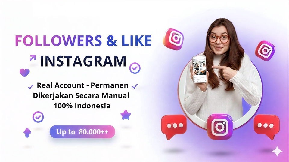 Followers Instagram, Like Instagram, Follower Sosmed, Followers real, followers Indonesia
