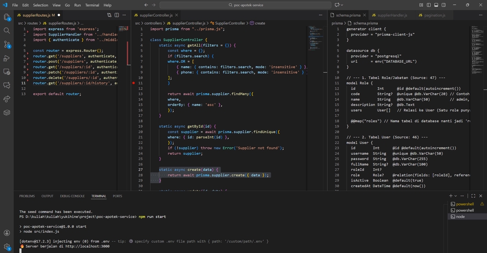 Database - Jasa Desain Database, Backend Node.js - 2