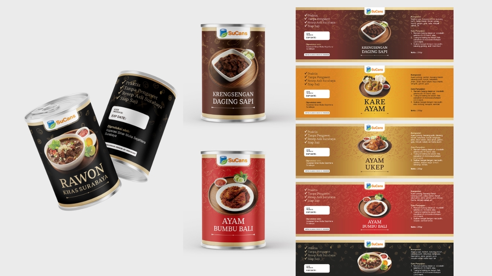 desain kaleng, label makanan kaleng, stiker label, stiker kemasan