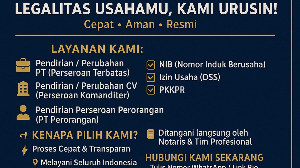 Jasa Notaris Online dengan Harga Terjangkau - JASA LEGALITAS PERUSAHAAN