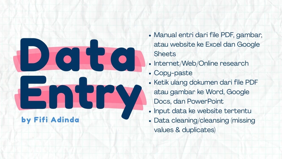 Data Entry | Input Data, Web Research, Copy Paste, Retyping
