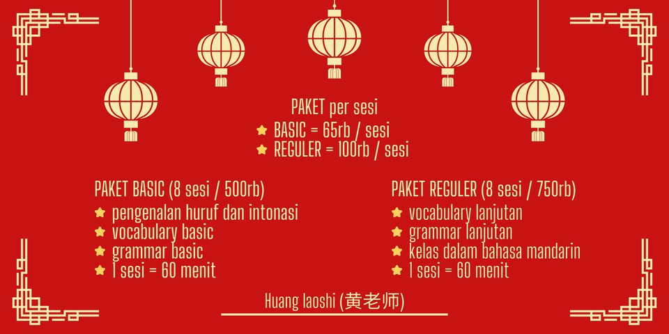 Les Bahasa Mandarin - KURSUS BAHASA MANDARIN - 3