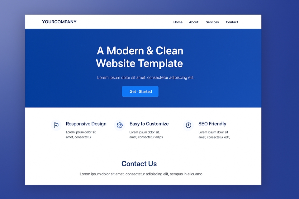 Contoh web company profile