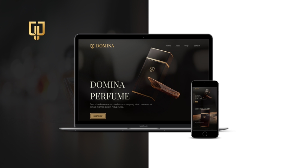 Mockup laptop design web