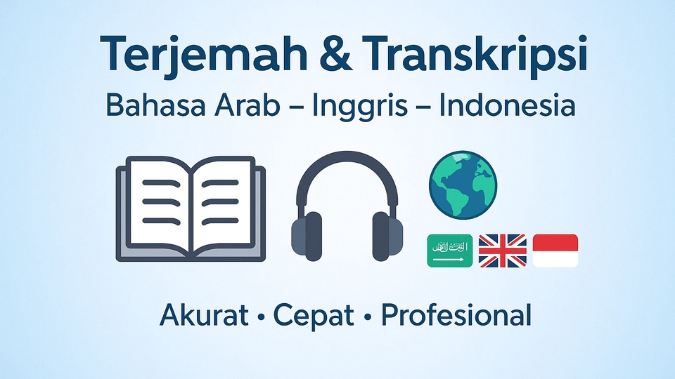 Jasa Transkrip Audio Rekaman Wawancara - Jasa Terjemah & Transkripsi Bahasa Arab – Inggris – Indonesia