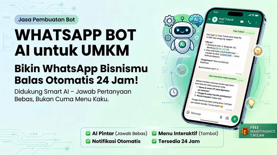 Whatsapp Bot AI untuk bisnis dan UMKM