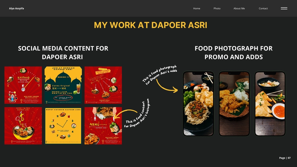 Portfolio as a media social specialist