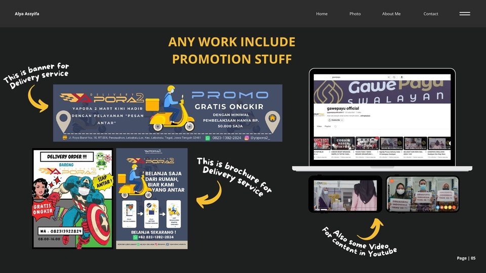 Portfolio as a media social specialist