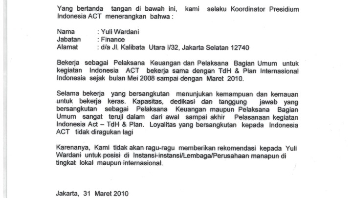 Referensi kerja dari client Indonesia ACT
Pekerjaan yang dilakukan adalah mensupport PM