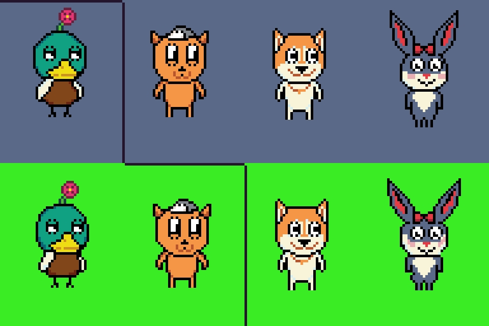 Desain Karakter - karakter pixel art | game asset | illustrasi - 8