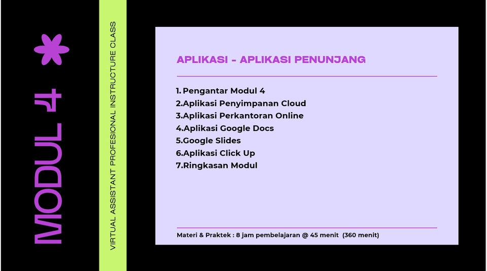 Jasa Lainnya - EBook Modul VA (Virtual Assistant) Profesional Terdiri dari 10 Modul Siap Berkarier - 5