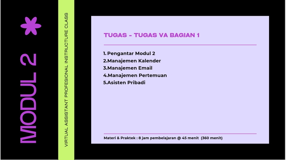 Jasa Lainnya - EBook Modul VA (Virtual Assistant) Profesional Terdiri dari 10 Modul Siap Berkarier - 3