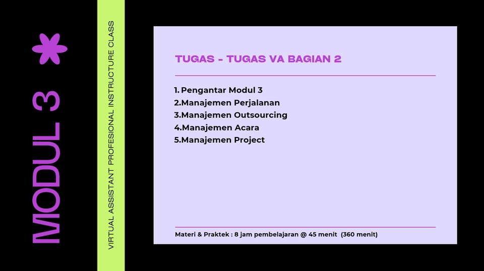 Jasa Lainnya - EBook Modul VA (Virtual Assistant) Profesional Terdiri dari 10 Modul Siap Berkarier - 4