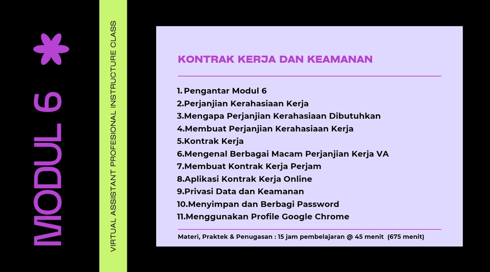 Jasa Lainnya - EBook Modul VA (Virtual Assistant) Profesional Terdiri dari 10 Modul Siap Berkarier - 7