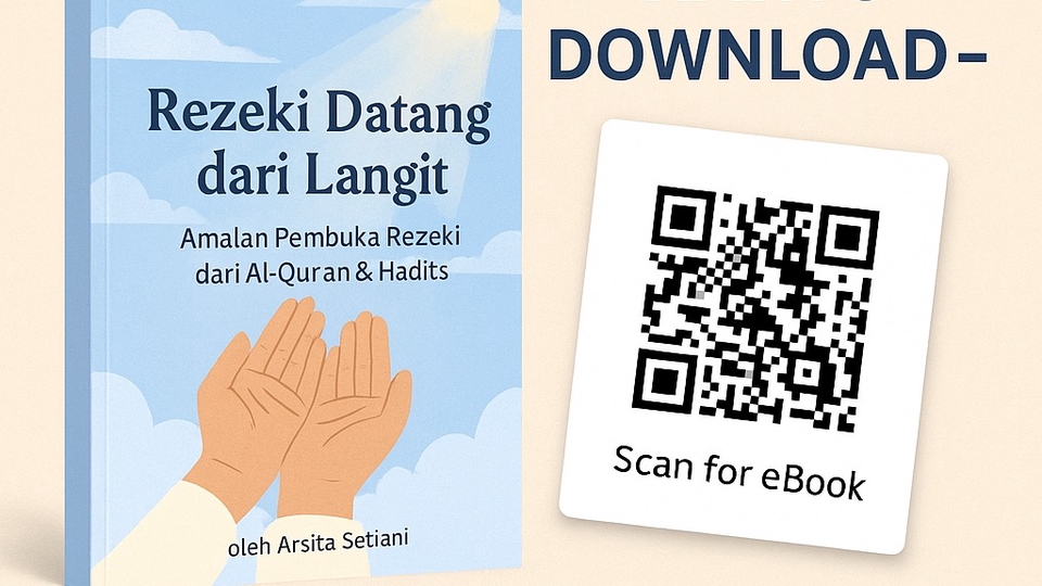 Jasa Penulisan Buku Profesional dan Terjangkau - Ebook “Rezeki Datang dari Langit” – Bukan Sekadar Judul, Tapi Janji Allah