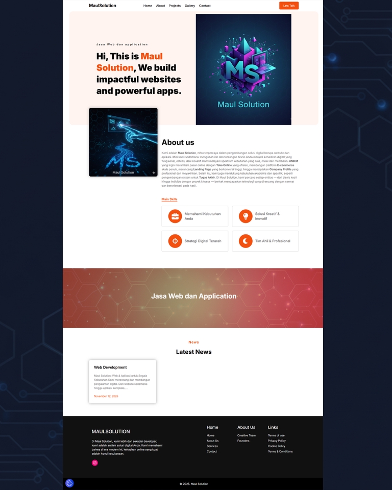 Web Development - Pembuatan Wordpress, Profil Perusahaan, Landing Page, dll - 7