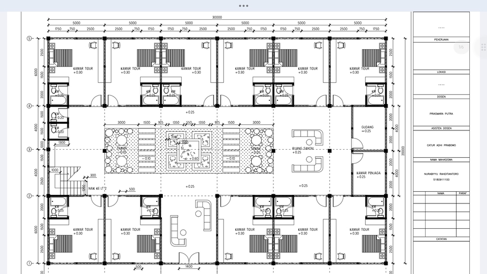 gambar kerja 2 dimensi menggunakan autocad