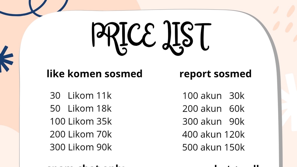 Jasa like komen sosmed dll