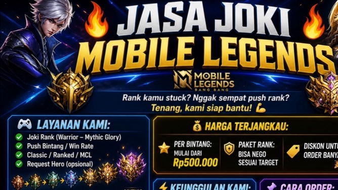 Jasa Joki Game Mobile Legend