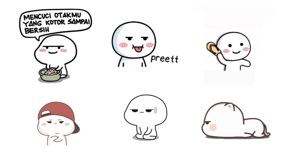 Jasa Desain Sticker LINE - buat sticker