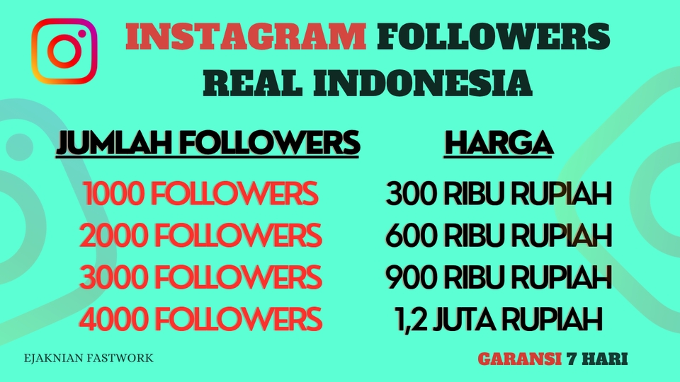 Tambah Followers - FOLLOWER INSTAGRAM BERGARANSI HARGA TERJANGKAU - 2