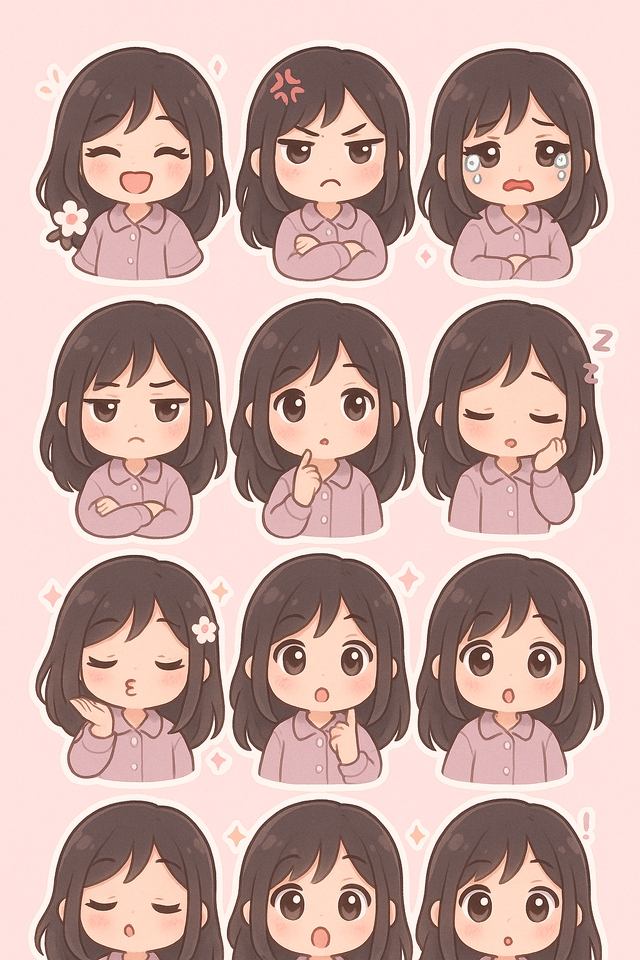 Desain Karakter - Edit Foto Chibi - 4