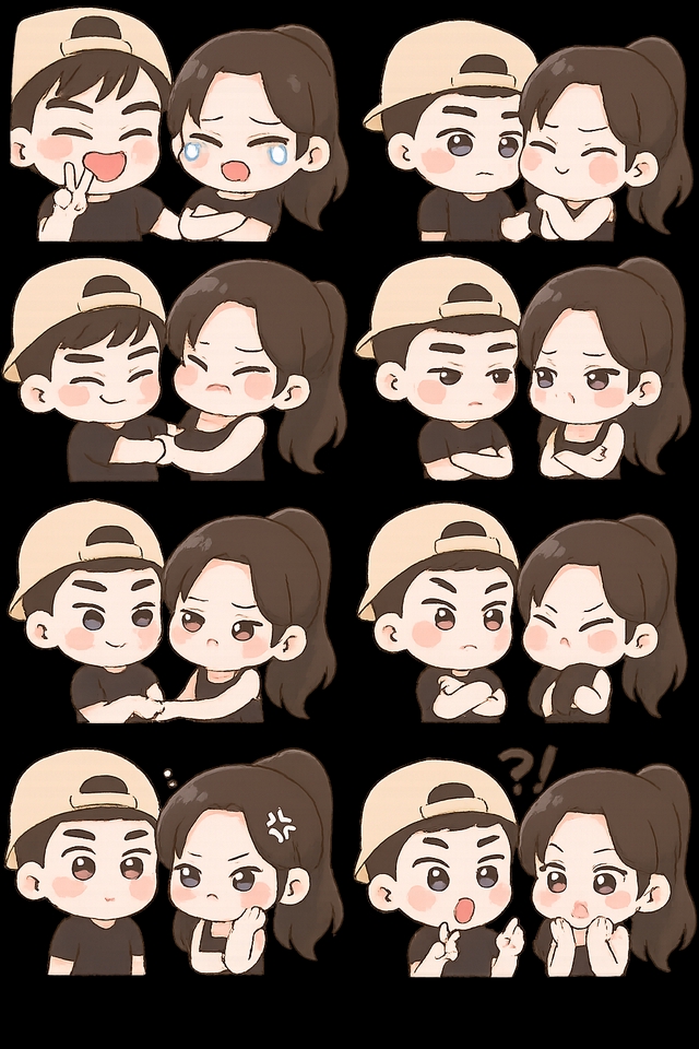 Desain Karakter - Edit Foto Chibi - 2