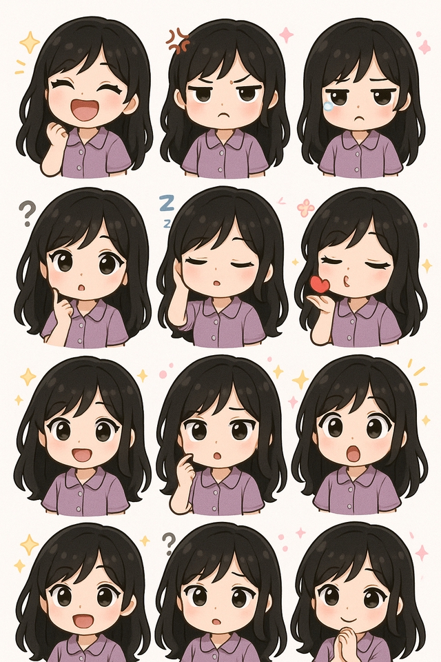 Desain Karakter - Edit Foto Chibi - 3