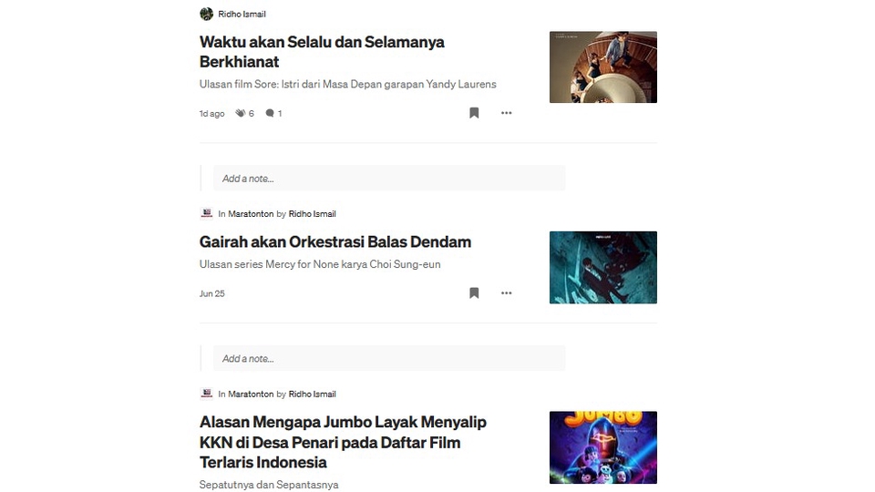 Jasa Blogger Sponsored Post & Content Placement - Penulis Blog Film
