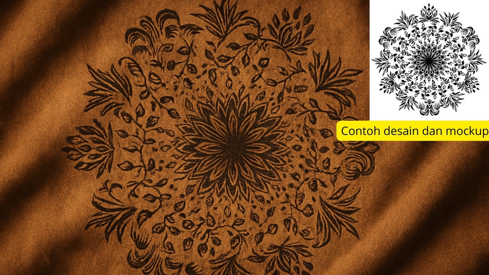 Desain batik mandala
