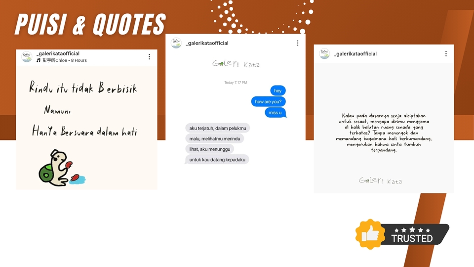 Penulisan Konten - Jasa Penulisan Fiksi dan Ghostwriter (Novel, Script, AU Chat, Cerpen, Dongeng) - 2