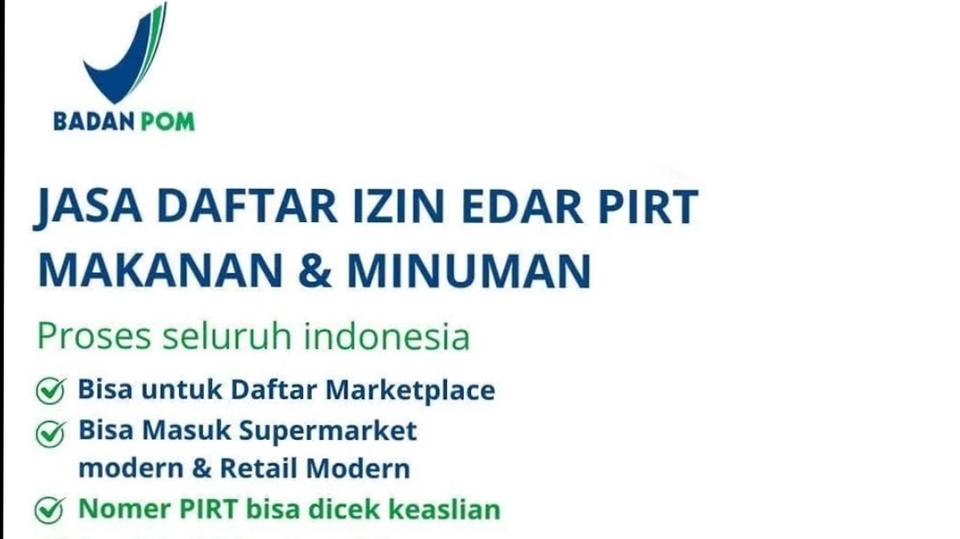 Jasa Desain CV (Curriculum Vitae) & Portofolio - Jasa Daftar Izin Edar PIRT Makanan & Minuman