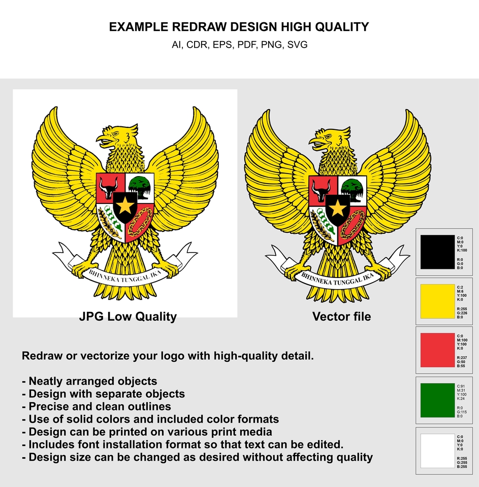 Vektor - Re-draw Logo/Gambar ke Vektor (Resolusi Tajam & Siap Cetak) - 2