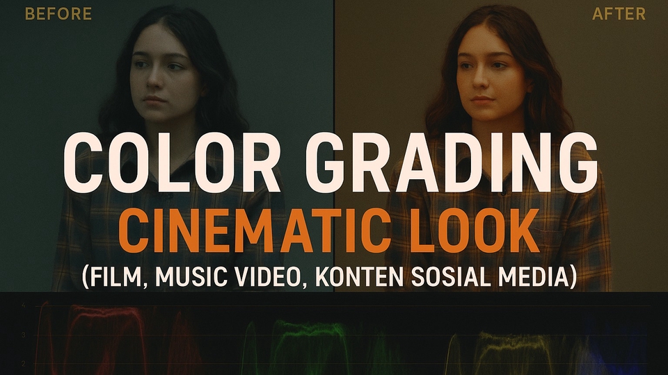Jasa Lainnya di Visual dan Audio - Color Grading Cinematic Look (Film, Music Video, Konten Sosial Media)