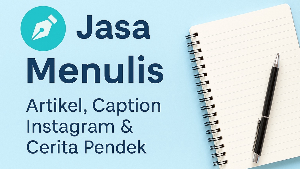 ✍️ Menulis artikel, caption IG, dan cerita pendek original & sesuai kebutuhan.