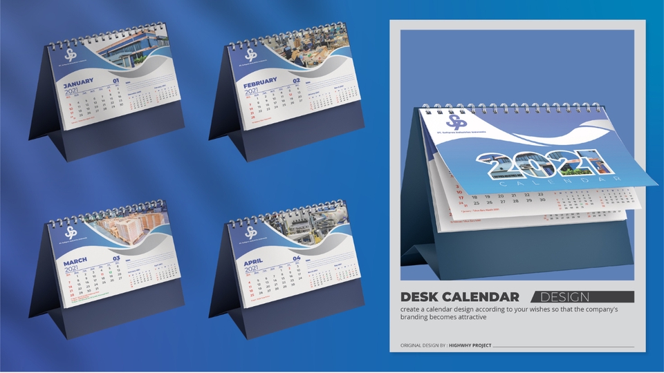 contoh kalender meja