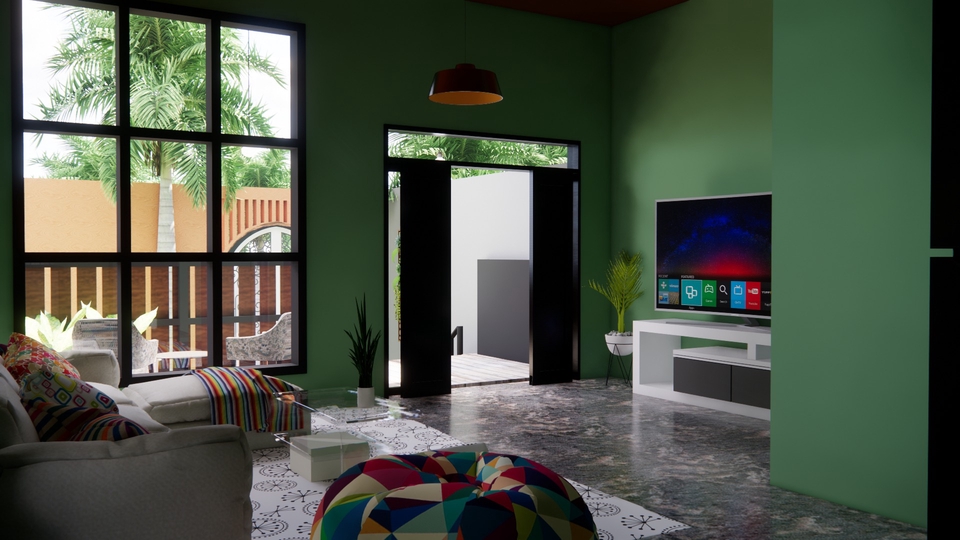 Living room minimalis