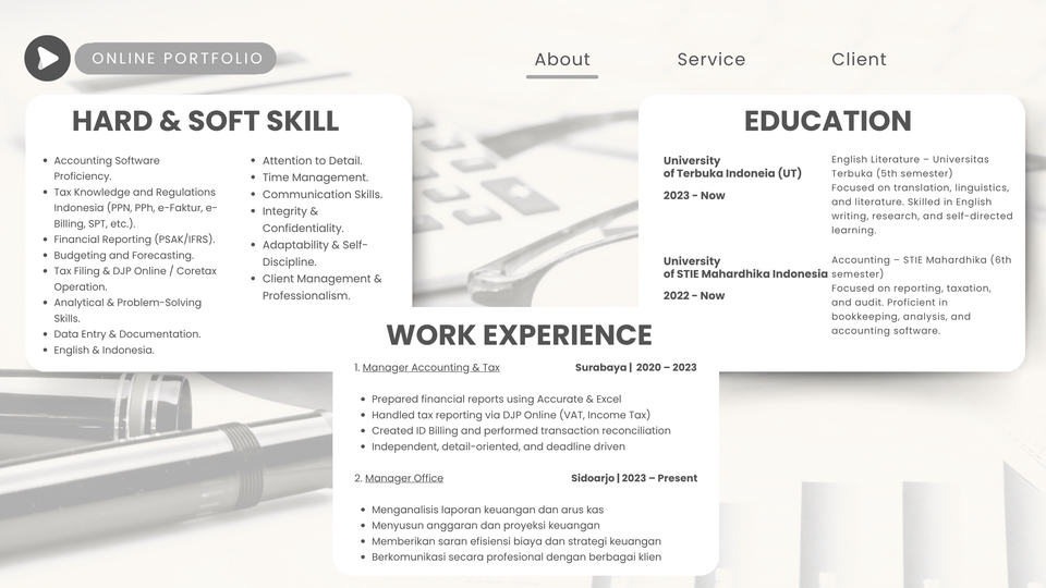 Jasa Lainnya - Freelance Remote: - Finance, Tax & Accounting - HR - Perizinan Umum - Entry Data - Admin Spesialist - 14