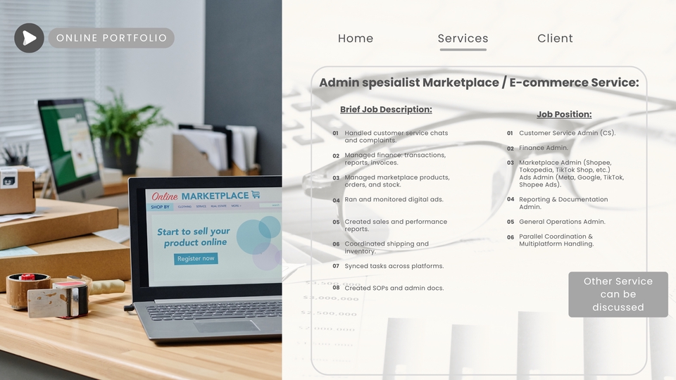 Jasa Lainnya - Freelance Remote: - Finance, Tax & Accounting - HR - Perizinan Umum - Entry Data - Admin Spesialist - 19