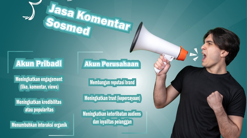 Jasa Buzzer Social Media IG, Facebook, Tiktok, maupun Twitter - JASA KOMENTAR SOSIAL MEDIA ( IG , FB , YOUTUBE , DLL )