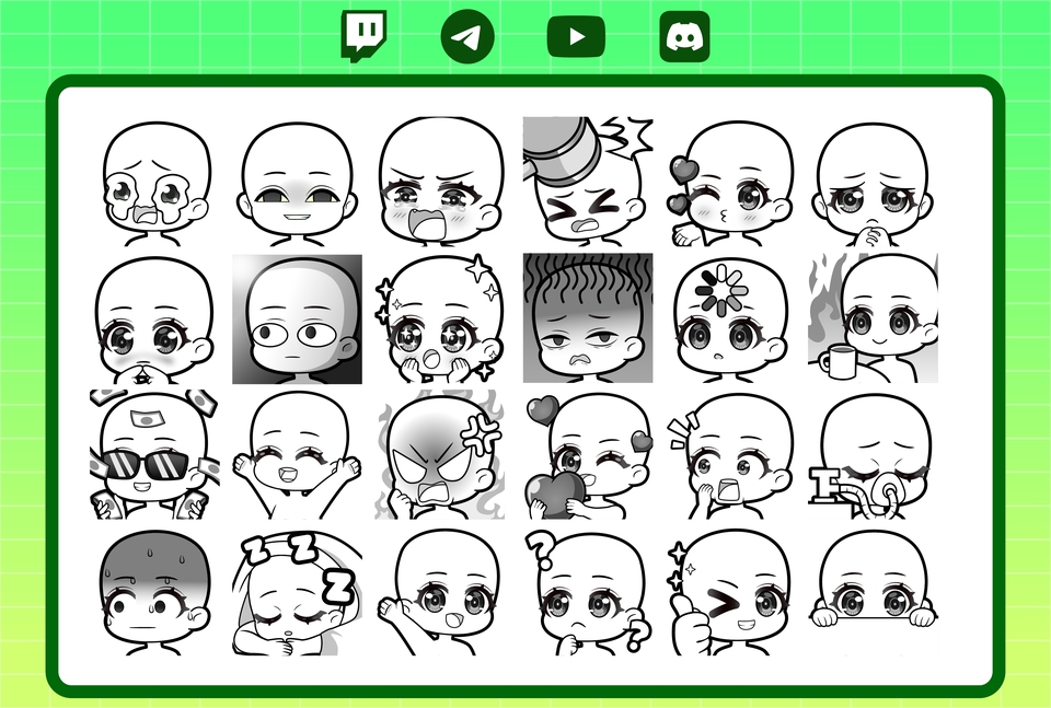 Stiker LINE - Custom Sticker Emote Untuk Twitch,Discord,Youtube, Dll - 4