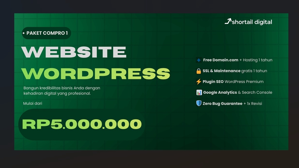 Paket Compro 1 ( build website )