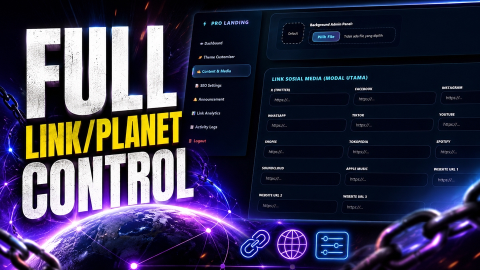 Web Development - GALAXY 3D LANDING PAGE - 3