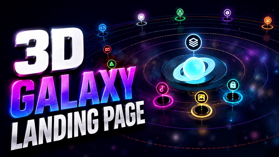 GALAXY 3D LANDING PAGE