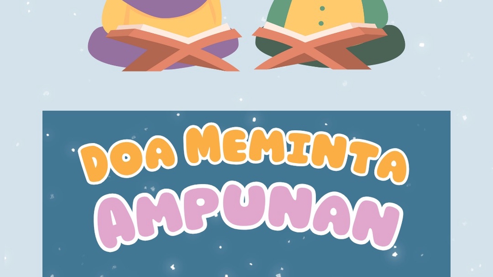 Jasa Gambar Kartun Bergaya Unik dan Personal - Jasa belajar doa versi animasi